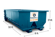 10 yard container