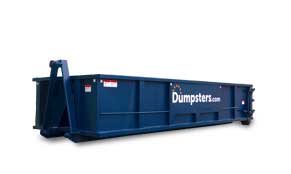 blue residential dumpster rental