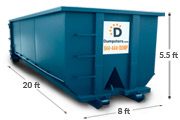 35 yard container