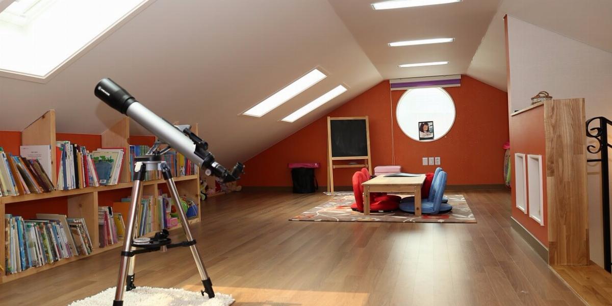 Image of an Attic Converted Into a Finished Room
