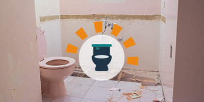 Demolished Bathroom