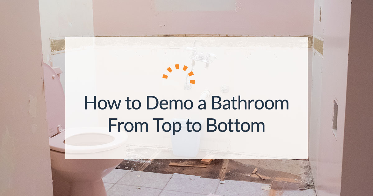 Bathroom Demolition: A Step-by-Step DIY Guide | Dumpsters.com
