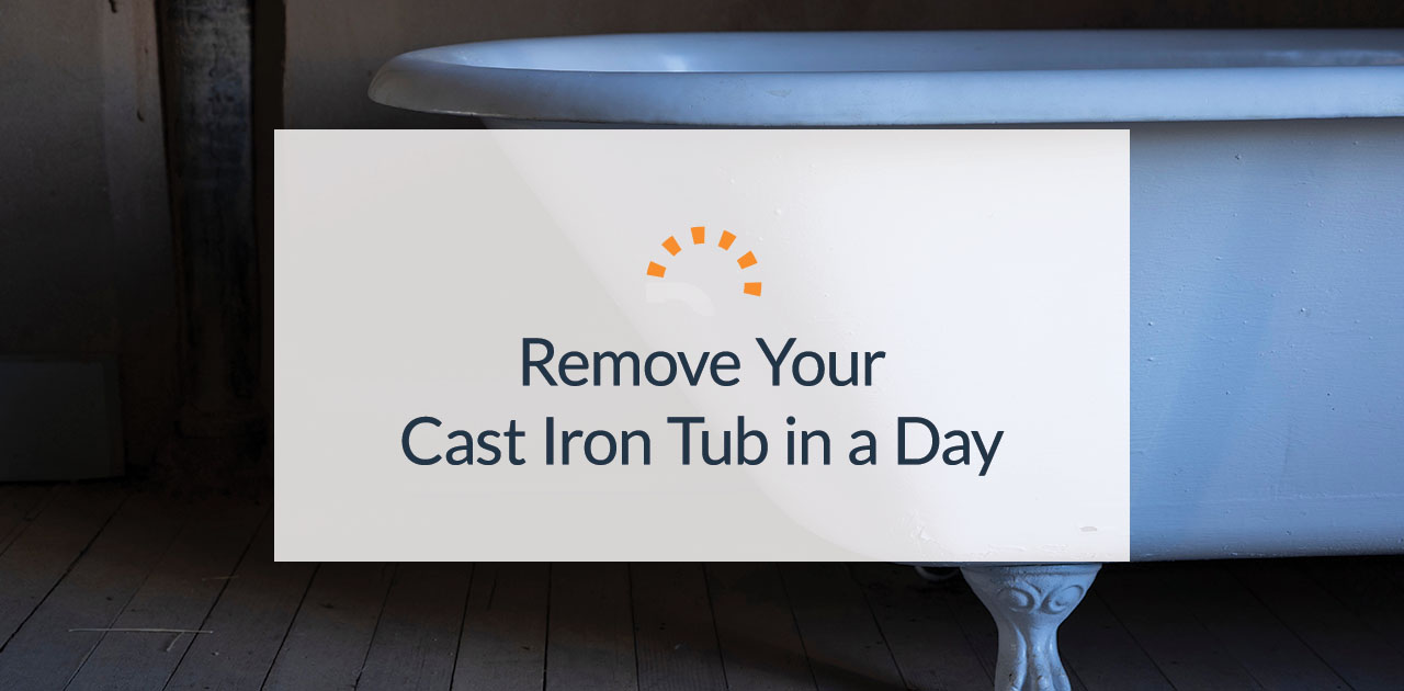 How to Remove a Cast Iron Tub | Dumpsters.com