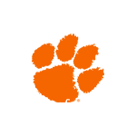 Clemson University logo.