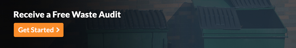 Banner image for receiving a free waste audit and a button to click to 