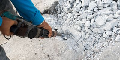 concrete patio removal