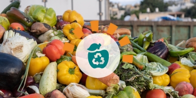 City curbside food waste to be composted to reduce methane gas.