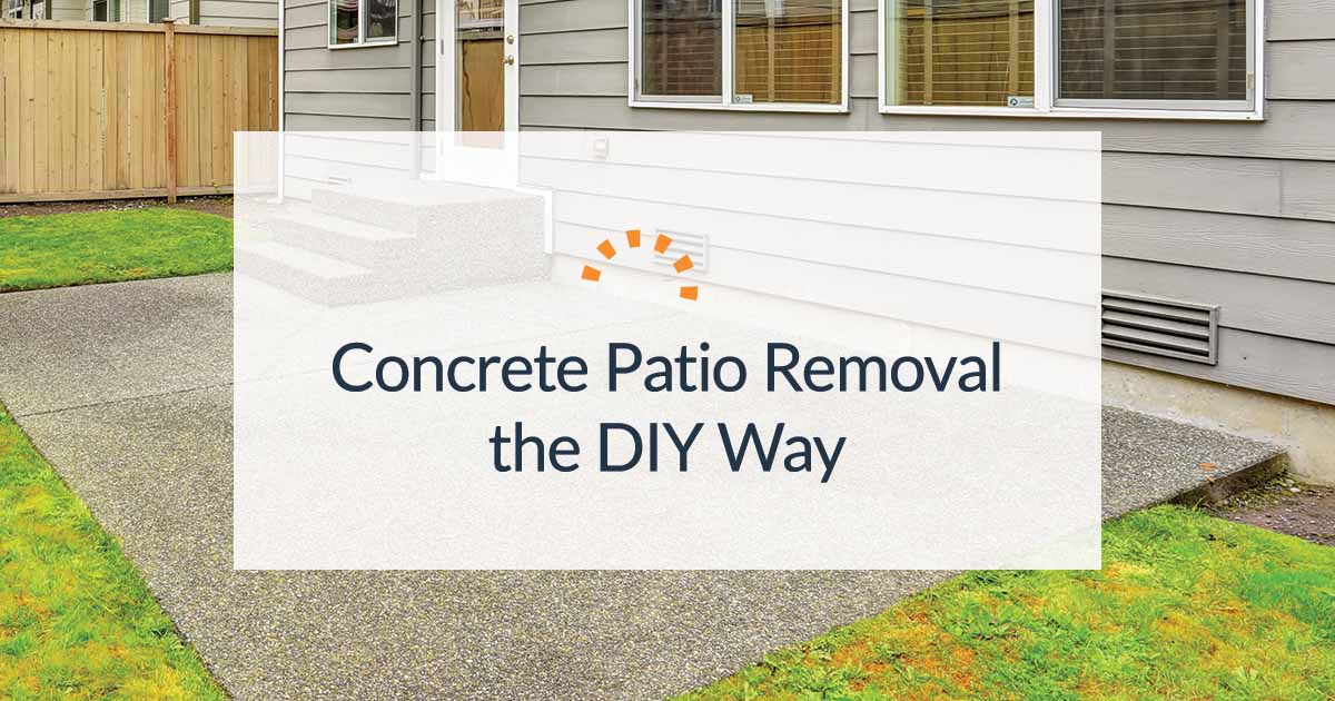 How to Remove Your Concrete Patio