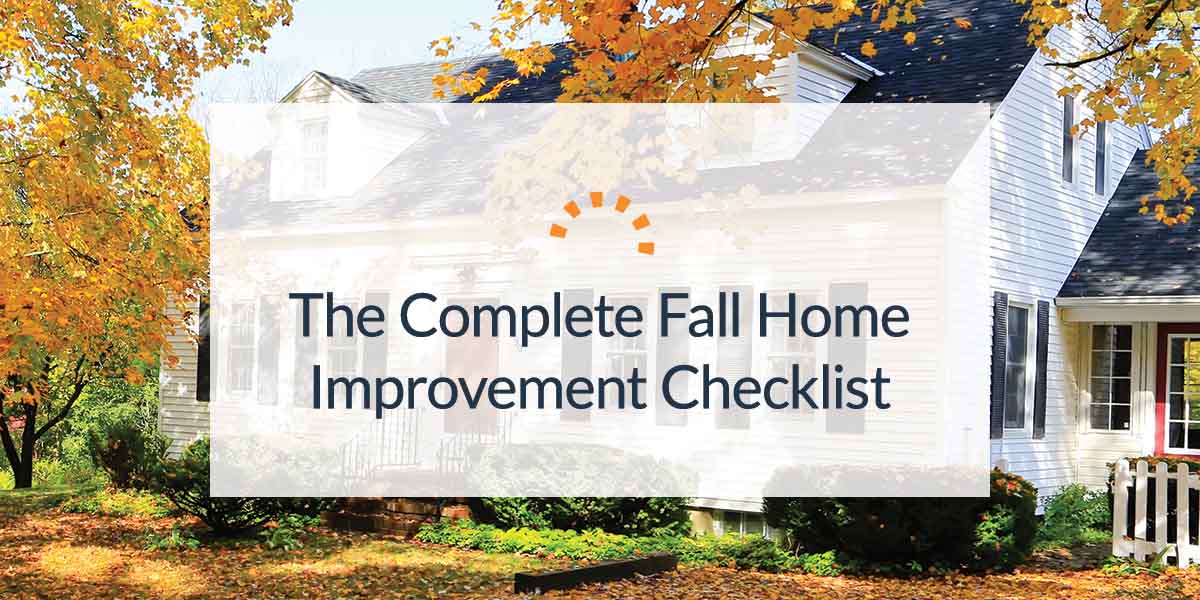 Fall home maintenance infographic - Readynest