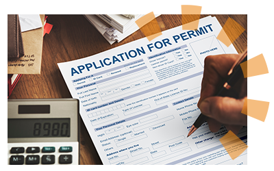 A person applying for a construction permit for their home project. 