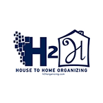 House to Home organizing logo. 