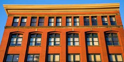 Old Brick Building with Lots of Windows.
