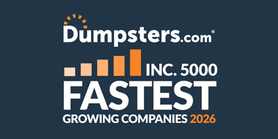 Dumpsters.com Named to the 2026 Inc. 5000 list of Fastest-Growing Companies
