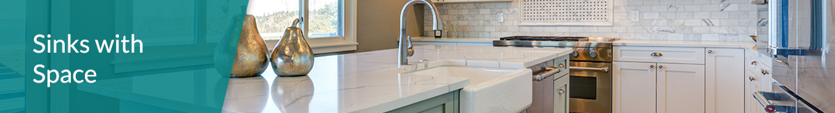 Updated Kitchen With Large Farmhouse Sink.