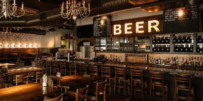 Beer Sign at Market Garden Brewery in Cleveland, Ohio