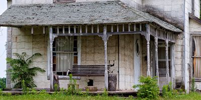 porch needing repair