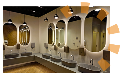 A modern bathroom featuring a 21st-century rustic look.