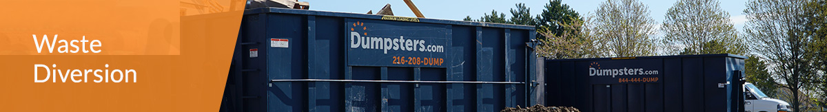 Two Roll Off Dumpsters.com Side by Side.
