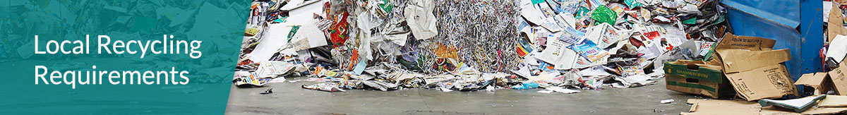 Machine sorting materials at a recycling center.