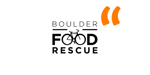 Quotation Marks Boulder Food Rescue Logo.