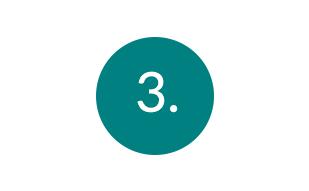 Number Three Inside Green Circle