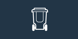 curbside trash cart icon