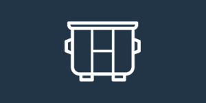 dumpster rental icon