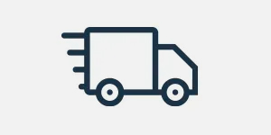 Junk removal truck icon.