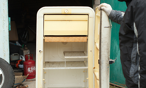 Tall Mini Fridge with freezer (free local delivery) - appliances - by owner  - sale - craigslist