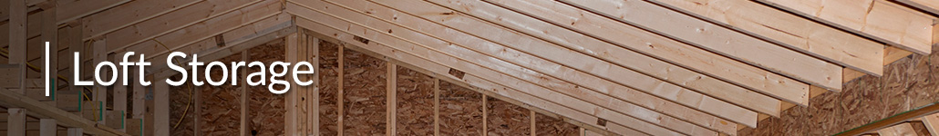 Angled Wooden Beams Forming an Upper Loft Area.