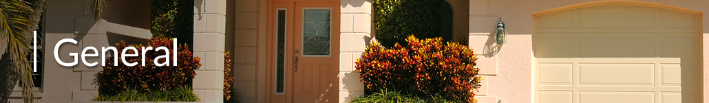 A quiet home on a sunny day.