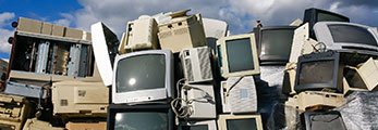 Old Computer Monitors and Other E-Waste.