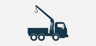 Icon of a grapple truck.