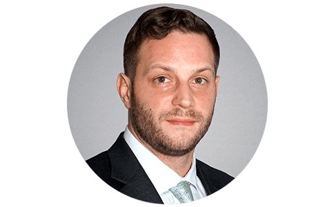 Gray male headshot placeholder