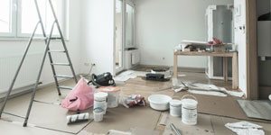 A Home in the Midst of a Demolition.