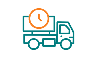 Image of Truck With Clock.