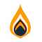 Flammable material icon.