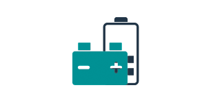 Illustration of batteries for power tools to be packed in original containers. 