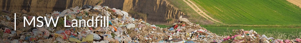 A Pile of Trash Before Being Put in an MSW Landfill.