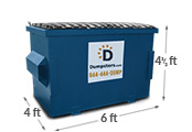 4 yard container