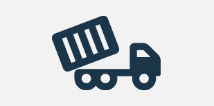 A Graphic of a Car Blocking the Delivery of a Roll Off Dumpster.