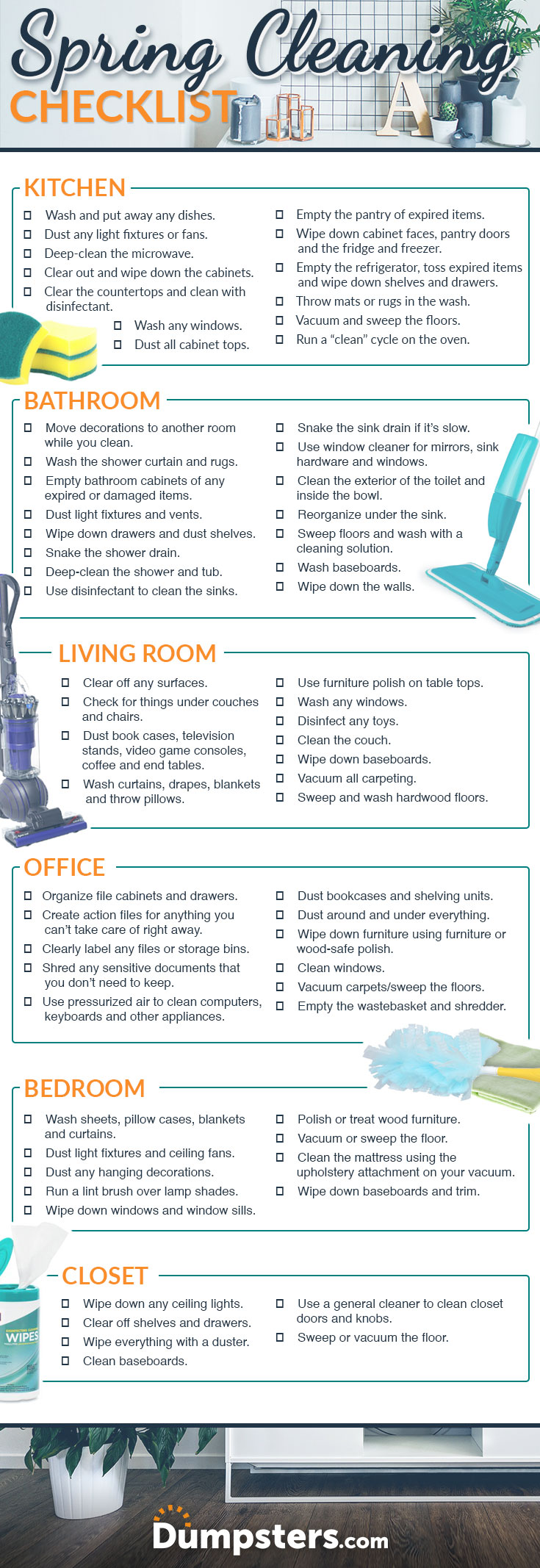 Spring Cleaning Checklist & Pro-Tips [Program] | ecogreenlove