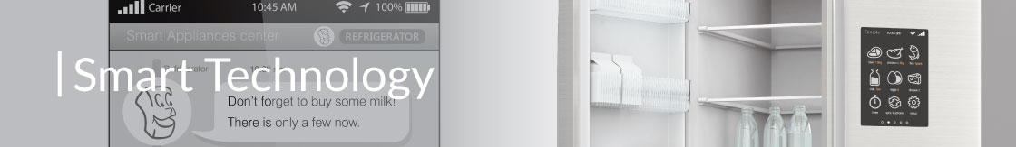 Phone Showing Text Conversation With Refrigerator